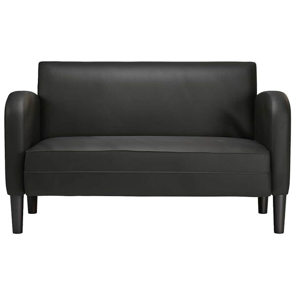 vidaXL Loveseat bank 110 cm kunstleer zwart