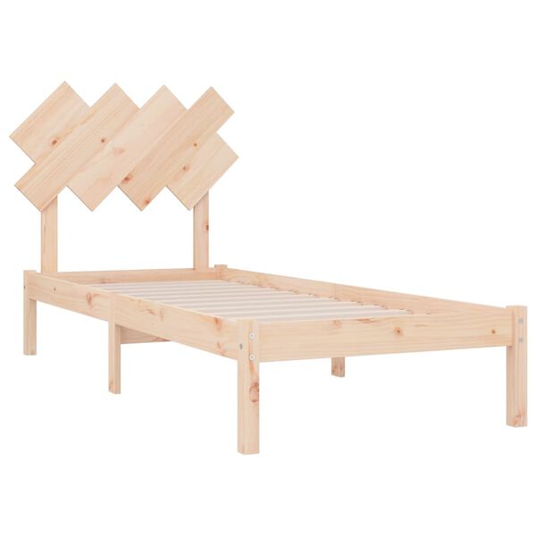 vidaXL Bedframe massief hout 90x200 cm
