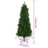 vidaXL Kerstboom met 300 LED met standaard Groen 240 cm PE