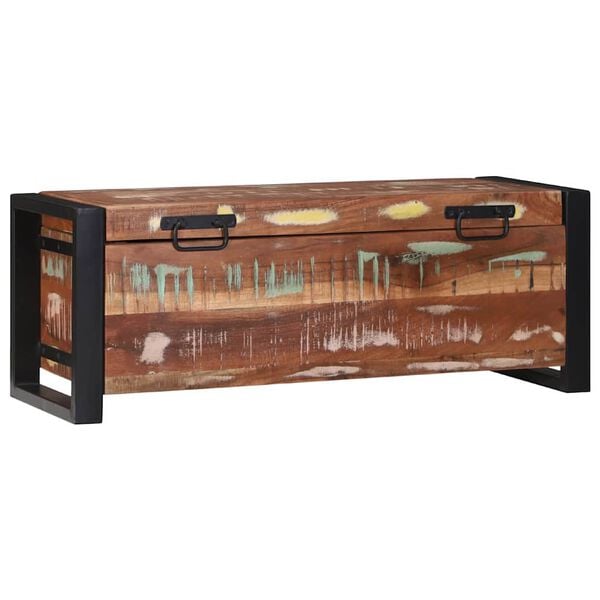 vidaXL Opbergkisten Multikleur 80 x 30 x 30 cm Massief gerecycled hout