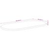 vidaXL Tafelblad ovaal 80x40x3,8 cm massief acaciahout