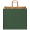 vidaXL Papieren zakken 50 st met hengsels 32x22x28 cm groen