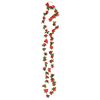 vidaXL Bloemenslingers 6 st 240 cm rood