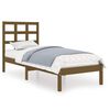 vidaXL Bedframe massief hout honingbruin 90x190 cm