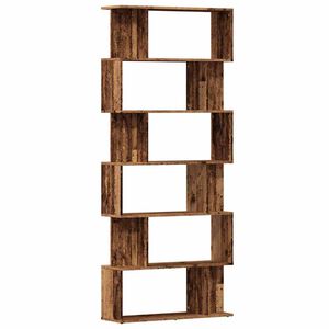 vidaXL Boekenkast 80x24x192 cm bewerkt hout oud houtkleurig