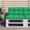 vidaXL Palletkussen 70x40x12 cm stof groen