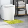 vidaXL Antislip Badmat met Toilet Cut Groen 50 x 50 cm PP
