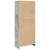 vidaXL Boekenkast 57x28,5x141 cm bewerkt hout betongrijs