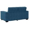 vidaXL Tweezitsbank 160x78x84 cm fluweel blauw