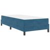 vidaXL Boxspringbed met matras Donkerblauw 80 x 200 cm Stof