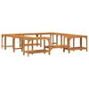 vidaXL Hot Tub Omgeving Massief Acaciahout Bruin