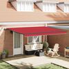 vidaXL Luifeldoek met Rood 450 × 350 cm Polyester