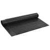 vidaXL Gewelfde Drainageplaat Zwart 1 x 20 m HDPE