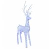 vidaXL Led-kerstverlichting rendier 1000 LED's Blauw 122 x 56 x 270 cm