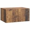 vidaXL Wandbeugel TV-kast Oud hout 59,5 x 41 x 30 cm Bewerkt hout