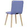 vidaXL Eetkamerstoelen 2 st stof jeansblauw