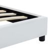 vidaXL Bedframe kunstleer wit 140x200 cm