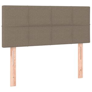 vidaXL Hoofdbord 90x5x78/88 cm stof taupe