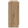 vidaXL Dressoir met lade 3 pcs Artisan Eiken Bewerkt hout