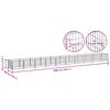 vidaXL Hondenkennel 10 m&sup2; staal zilverkleurig