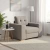 vidaXL Sofastoel Taupe 100x78x80 cm Stof