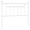 vidaXL Vervangend hoofdbord 100 cm metaal wit