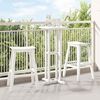vidaXL Tuin Bar Set 3 pcs Wit HDPE