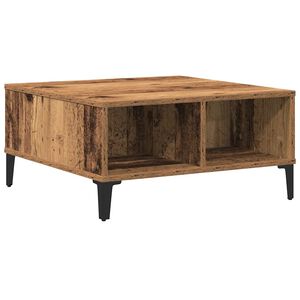 vidaXL Salontafel Oud Hout 60 x 60 x 30 cm