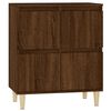 vidaXL Dressoir 60x35x70 cm bewerkt hout bruin eikenkleur