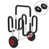 vidaXL SUP trolley voor surfplank 45 kg aluminium