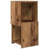 vidaXL Hoekkast Oudhout 30,5x30x65cm Bewerkt hout