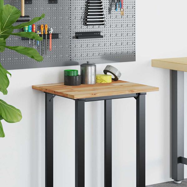 vidaXL Bureaublad met olieafwerking 80x50x2 cm massief acaciahout