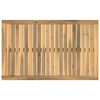 vidaXL Tafelblad 88,5 x 55 x 2 cm Rechthoekig Massief Acaciahout