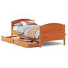 vidaXL Bedframe zonder matras massief grenenhout wasbruin 90x190 cm