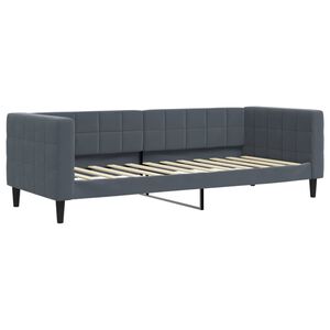 vidaXL Slaapbank 80x200 cm fluweel donkergrijs