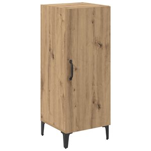 vidaXL Dressoir Artisan Eiken 34,5 x 34 x 90 cm Bewerkt hout