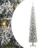 vidaXL Kunstkerstboom Groen 300 cm PVC en Staal en Kunststof
