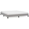 vidaXL Bedframe zonder matras stof lichtgrijs 180x200 cm