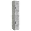vidaXL Kastenset 2 pcs Betongrijs Bewerkt hout