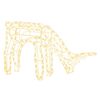 vidaXL Kerstfiguur rendier warmwit 73x31x45 cm