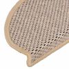 vidaXL Trapmatten Sisal-Look zelfklevend 30 st 65x21x4 cm lichtbeige