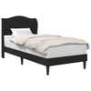 vidaXL Bedframe met hoofdeinde Zwart 100 x 200 cm Kunstleer