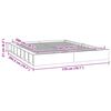 vidaXL Bedframe massief hout wit 160x200 cm