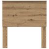 vidaXL Hoofdbord Artisan Eiken 75 cm Bewerkt hout