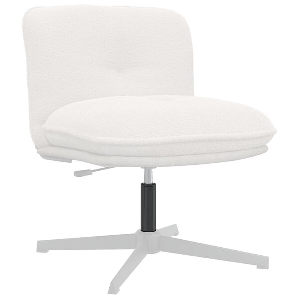 vidaXL Kantoorstoel gascilinder Zwart 9 cm IJzer