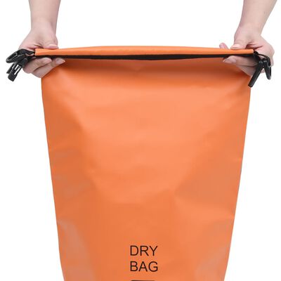 vidaXL Drybag 10 L PVC oranje