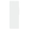 vidaXL Hoge kast 50x42,5x124 cm bewerkt hout wit