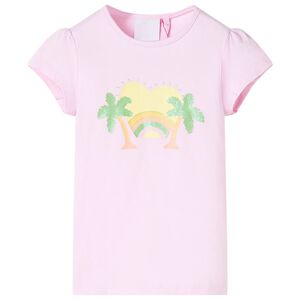 Kindershirt 116 lichtroze