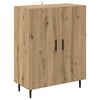 vidaXL Hoge kast Artisan Eiken 69,5 x 34 x 180 cm