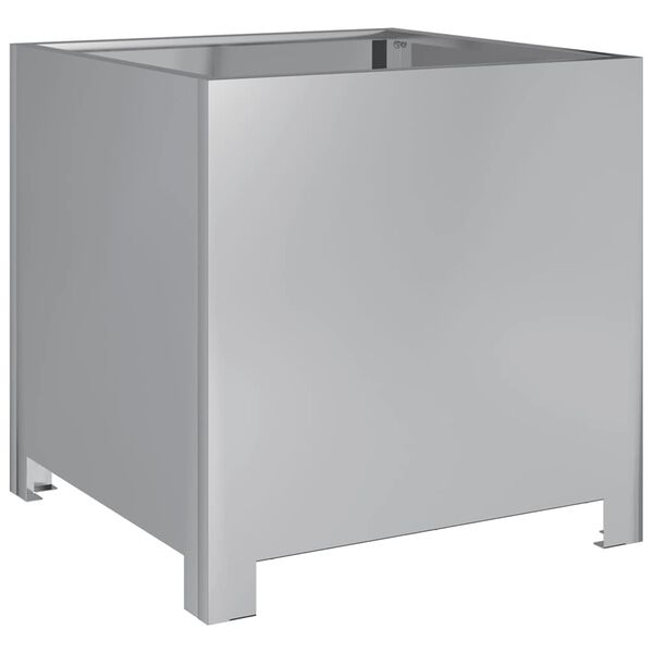 vidaXL Plantenbank 40x40x40 cm gegalvaniseerd staal